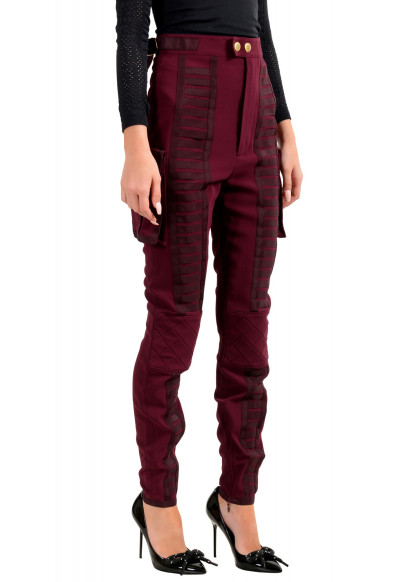 Dsquared2 Women's Purple High Waist Casual Pants : Picture 2