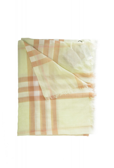 Burberry Unisex Multi-Color Plaid Wool Silk Shawl Scarf