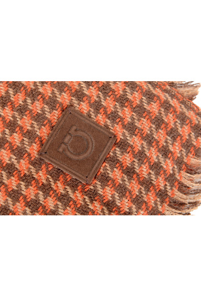 Salvatore Ferragamo Multi-Color Silk Wool Checkered Shawl Scarf: Picture 2
