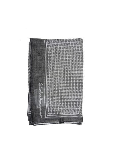 Salvatore Ferragamo Multi-Color Silk Cashmere Shawl Scarf