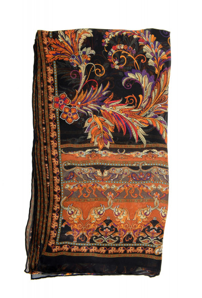 Salvatore Ferragamo Women's Multi-Color 100% Silk Shawl Scarf: Picture 2