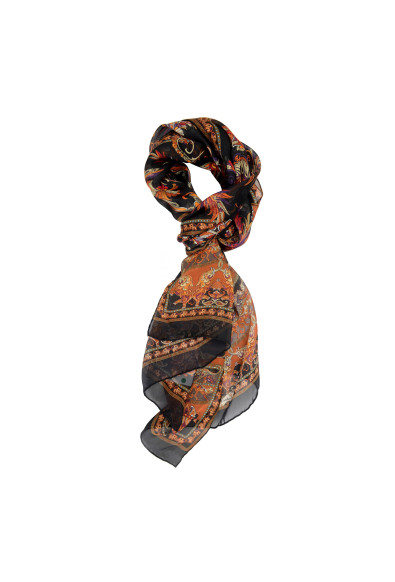 Salvatore Ferragamo Women's Multi-Color 100% Silk Shawl Scarf