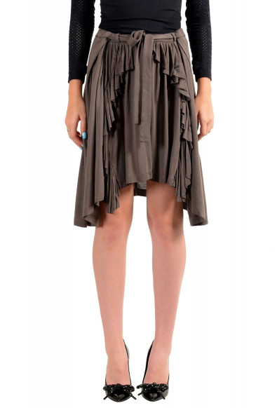 Just Cavalli Women's Asymmetrical Belted Mini Skirt