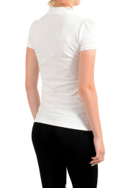 Burberry Women's White Short Sleeves Polo Shirt: Picture 3