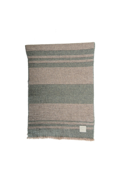 Salvatore Ferragamo Multi-Color Silk Wool Checkered Shawl Scarf: Picture 2