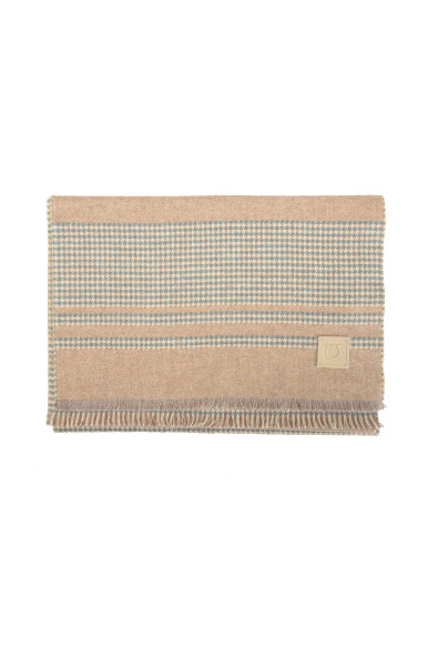 Salvatore Ferragamo Multi-Color Silk Wool Checkered Shawl Scarf: Picture 2