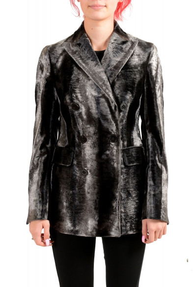 Dsquared2 Women's Gray Double Breasted Blazer 