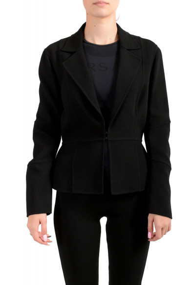 Dsquared2 Women's Black Wool Knitted Blazer 
