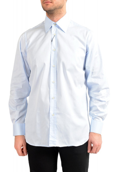 Dolce 
Gabbana Men's Light Blue Long Sleeve Dress Shirt