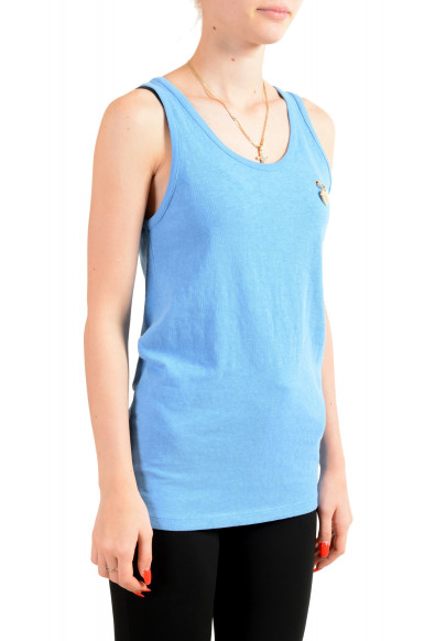 Dsquared2 Women's Blue Stretch Blouse Tank Top: Picture 2