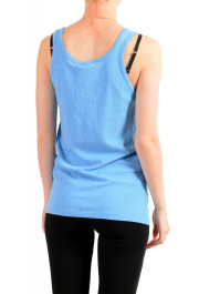 Dsquared2 Women's Blue Stretch Blouse Tank Top: Picture 3