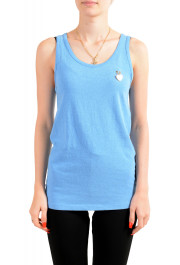 Dsquared2 Women's Blue Stretch Blouse Tank Top