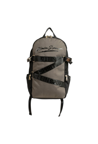 Plein Sport Unisex Gray "ZAINO RUNNER" Backpack Bag
