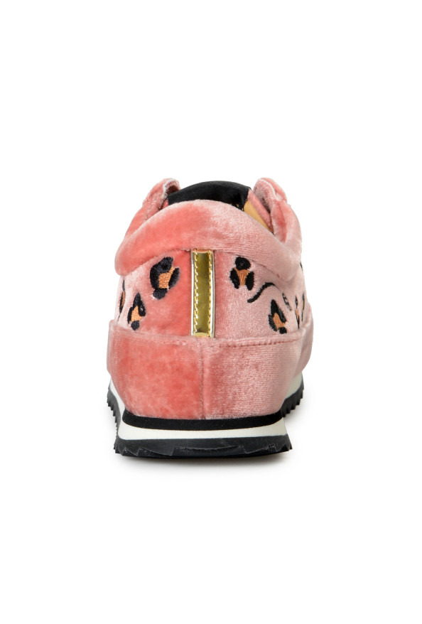 Charlotte Olympia Girls "ANIMAL KINGDOM" Velvet Leather Sneakers Shoes: Picture 3