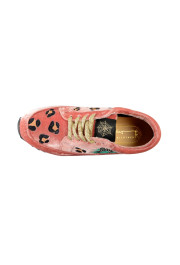 Charlotte Olympia Girls "ANIMAL KINGDOM" Velvet Leather Sneakers Shoes: Picture 7