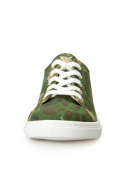 Charlotte Olympia Kids Camouflage Print Canvas Leather Fashion Sneakers Shoes: Picture 5