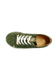 Charlotte Olympia Kids Camouflage Print Canvas Leather Fashion Sneakers Shoes: Picture 7