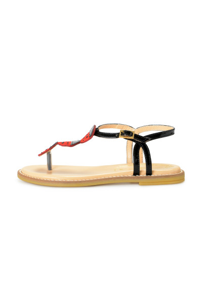 Charlotte Olympia Girls "INCY LUCKY" Suede Leather Sandals Shoes: Picture 2