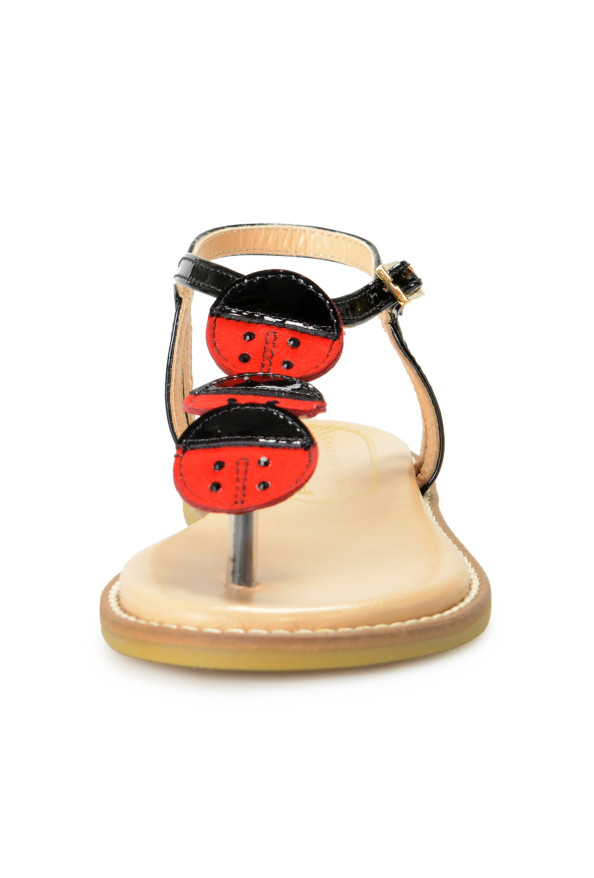 Charlotte Olympia Girls "INCY LUCKY" Suede Leather Sandals Shoes: Picture 5