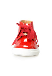 Charlotte Olympia Girls "INCY TRISTA" Red Patent Leather Ankle Boots Shoes: Picture 5