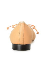 Charlotte Olympia Girls "INCY KISS ME DARCY" Beige Leather Ballet Flats Shoes: Picture 3