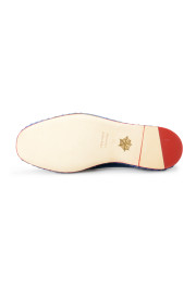 Charlotte Olympia Girls "INCY VENETIAN CATS" Blue Velvet Ballet Flats Shoes: Picture 6