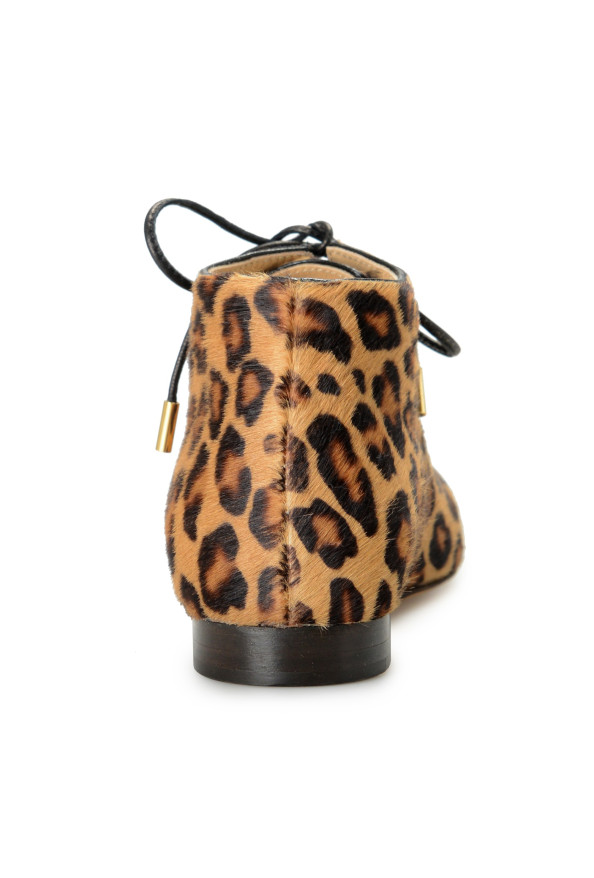 Charlotte Olympia Girls "INCY BEATRIX" Pony Hair Leather Ankle Boots Shoes: Picture 3