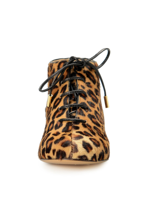 Charlotte Olympia Girls "INCY BEATRIX" Pony Hair Leather Ankle Boots Shoes: Picture 5