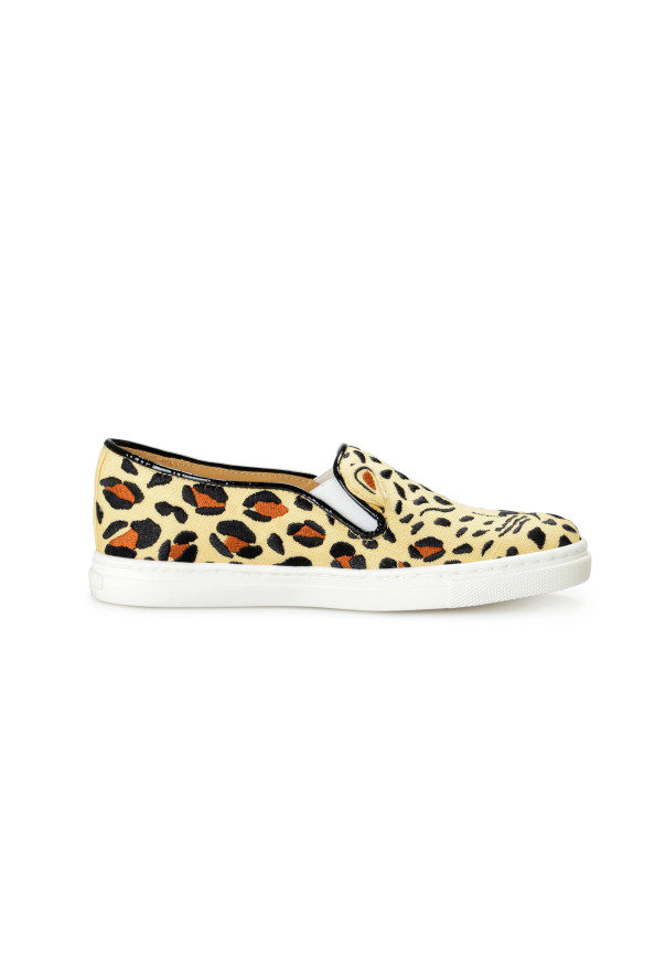 Charlotte Olympia Girls "INCY FERAL CATS" Multi-Color Leather Loafers Shoes: Picture 4