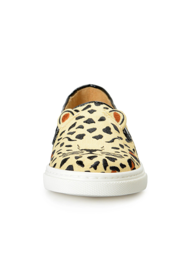 Charlotte Olympia Girls "INCY FERAL CATS" Multi-Color Leather Loafers Shoes: Picture 5