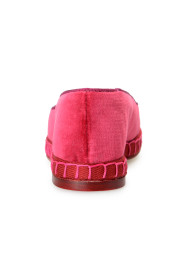 Charlotte Olympia Girls "INCY VENETIAN CATS" Raspberry Velvet Ballet Flats Shoes: Picture 3