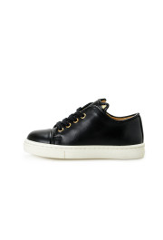 Charlotte Olympia Girls "INCY PURRRFECT" Black Leather Sneakers Shoes: Picture 2