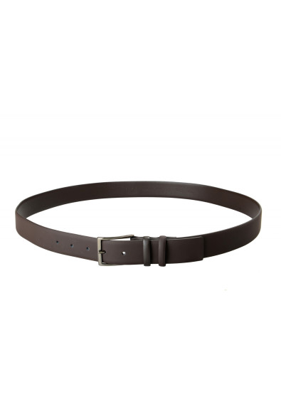 Cavalli Class Men's Dark Brown 100% Leather Buckle Decorated Belt: Picture 2