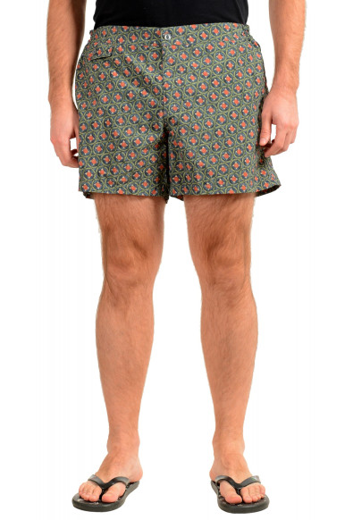 Incotex Slowear Men's Multi-Color Geometric Print Swim Shorts