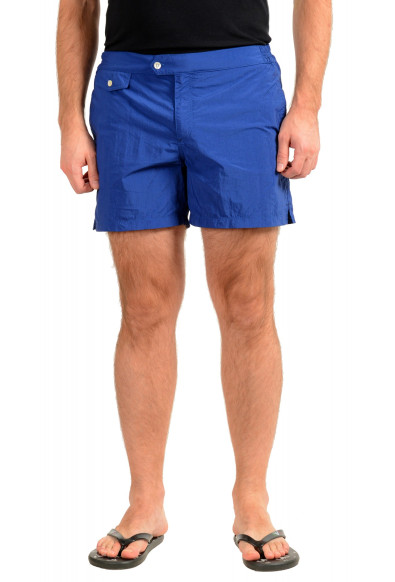 Incotex Slowear Men's Bright Blue Swim Shorts 