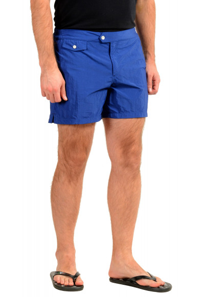 Incotex Slowear Men's Bright Blue Swim Shorts : Picture 2