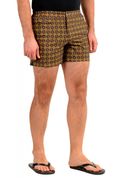 Incotex Slowear Men's Multi-Color Geometric Print Swim Shorts: Picture 2