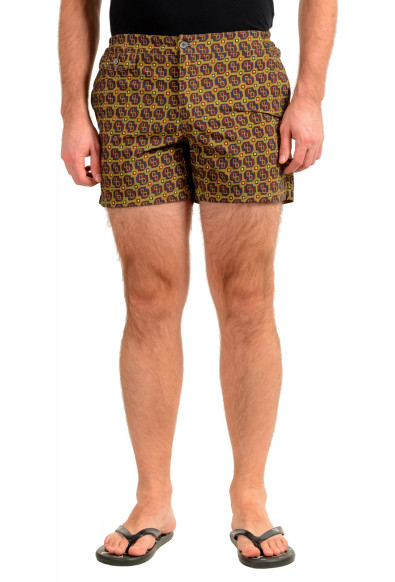 Incotex Slowear Men's Multi-Color Geometric Print Swim Shorts