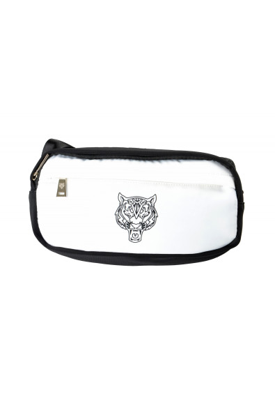 Plein Sport Unisex White Logo Print Hip Belt Fanny Pack Bag