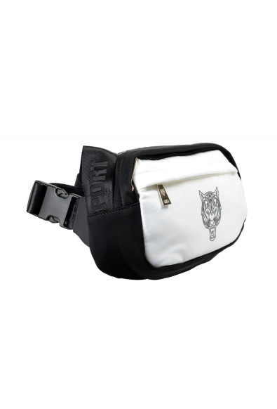 Plein Sport Unisex White Logo Print Hip Belt Fanny Pack Bag: Picture 2
