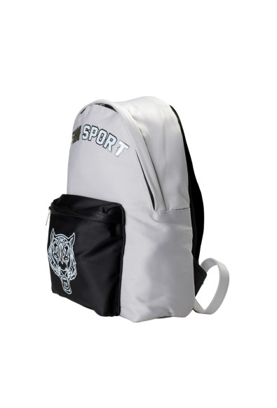 Plein Sport Unisex Logo Print Gray "ZAINO EASTPAK" Backpack Bag: Picture 2