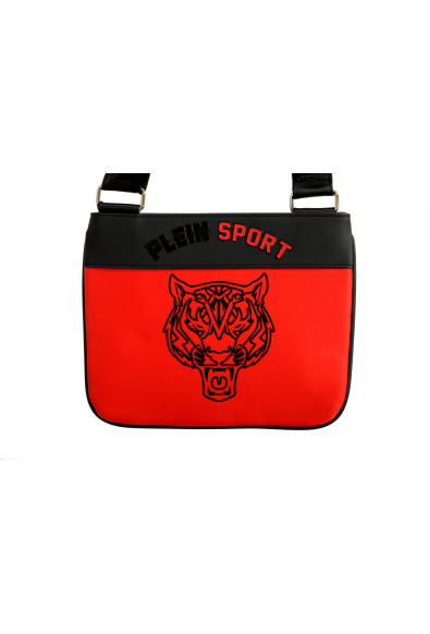 Plein Sport Unisex Red 
Black Logo Print Crossbody Bag: Picture 2