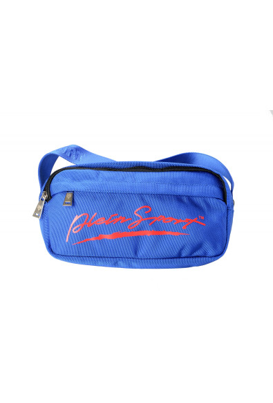 Plein Sport Unisex Navy Blue Logo Print Hip Belt Fanny Pack Bag