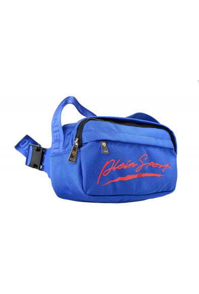 Plein Sport Unisex Navy Blue Logo Print Hip Belt Fanny Pack Bag: Picture 2