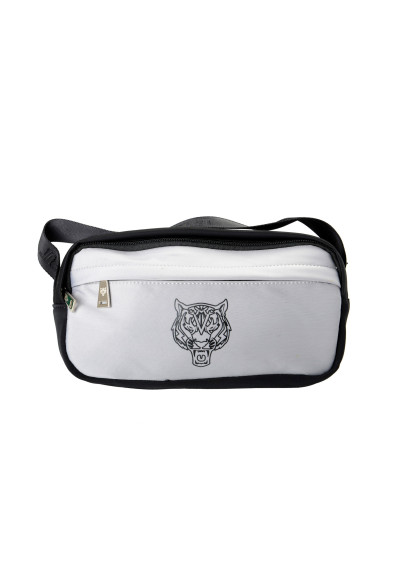 Plein Sport Unisex Gray Logo Print Hip Belt Fanny Pack Bag