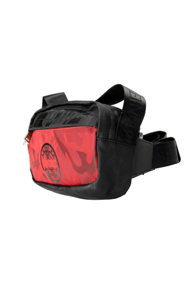 Plein Sport Unisex Military Red Logo Print Hip Belt Fanny Pack Bag: Picture 2