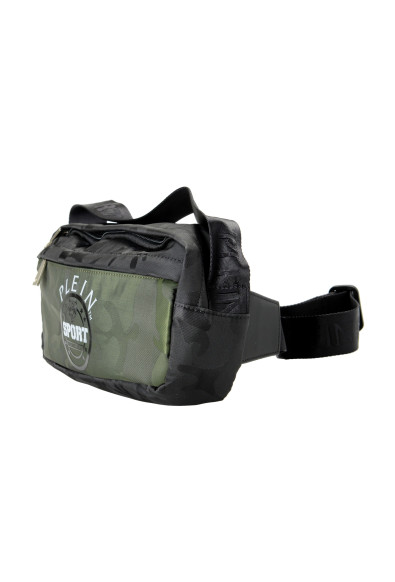 Plein Sport Unisex Military Green Logo Print Hip Belt Fanny Pack Bag: Picture 2
