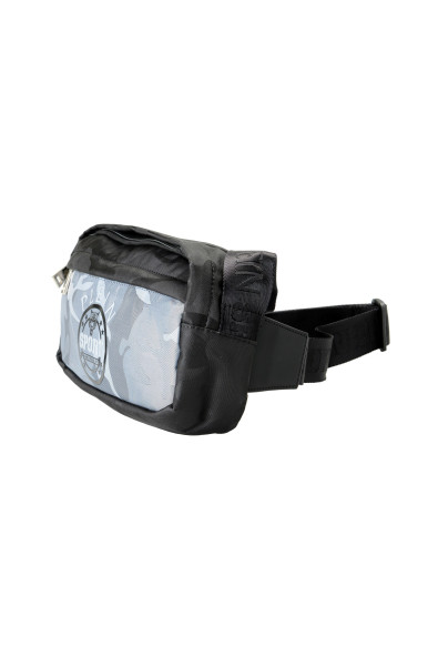 Plein Sport Unisex Military Gray Logo Print Hip Belt Fanny Pack Bag: Picture 2