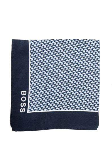 Hugo Boss Men's 100% Silk Multi-Color Geometric Print Pocket Square: Picture 2