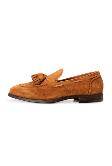 Officina Slowear Men's Brown Suede Leather Slip On Loafers Shoes: Picture 2